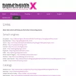 Dimension X link list